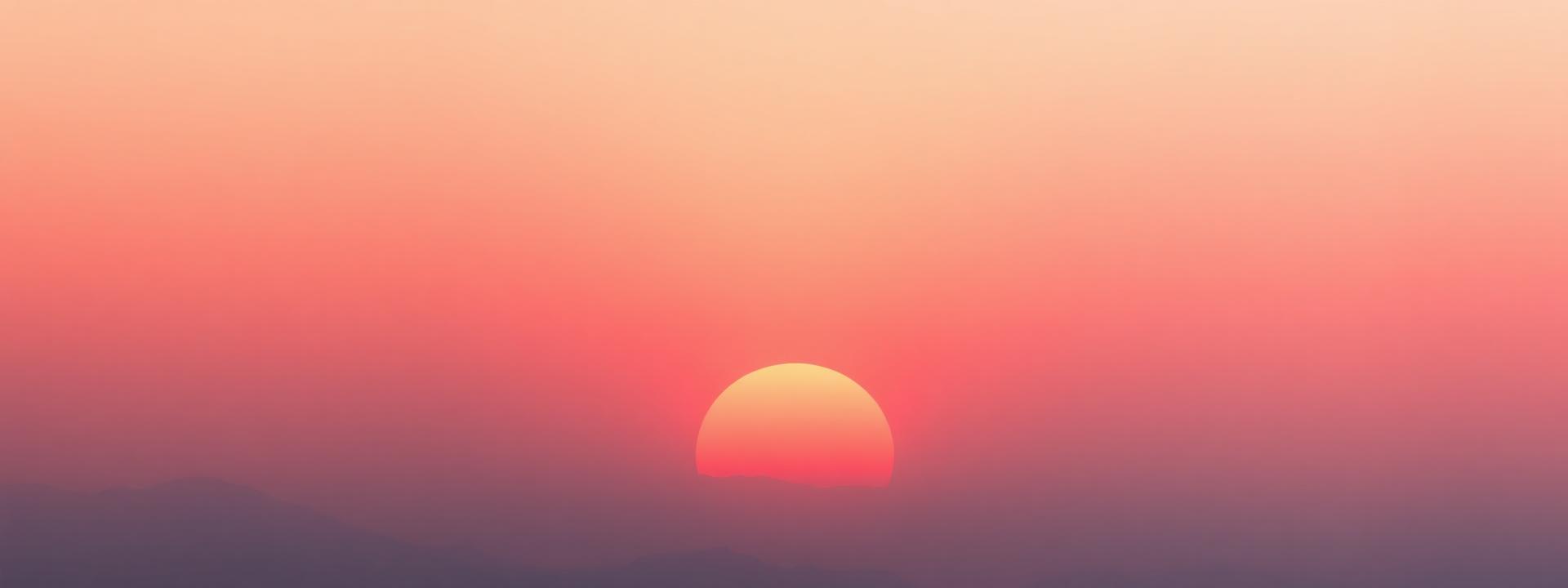 Sunrise artwork introducing the welcome and preparation video